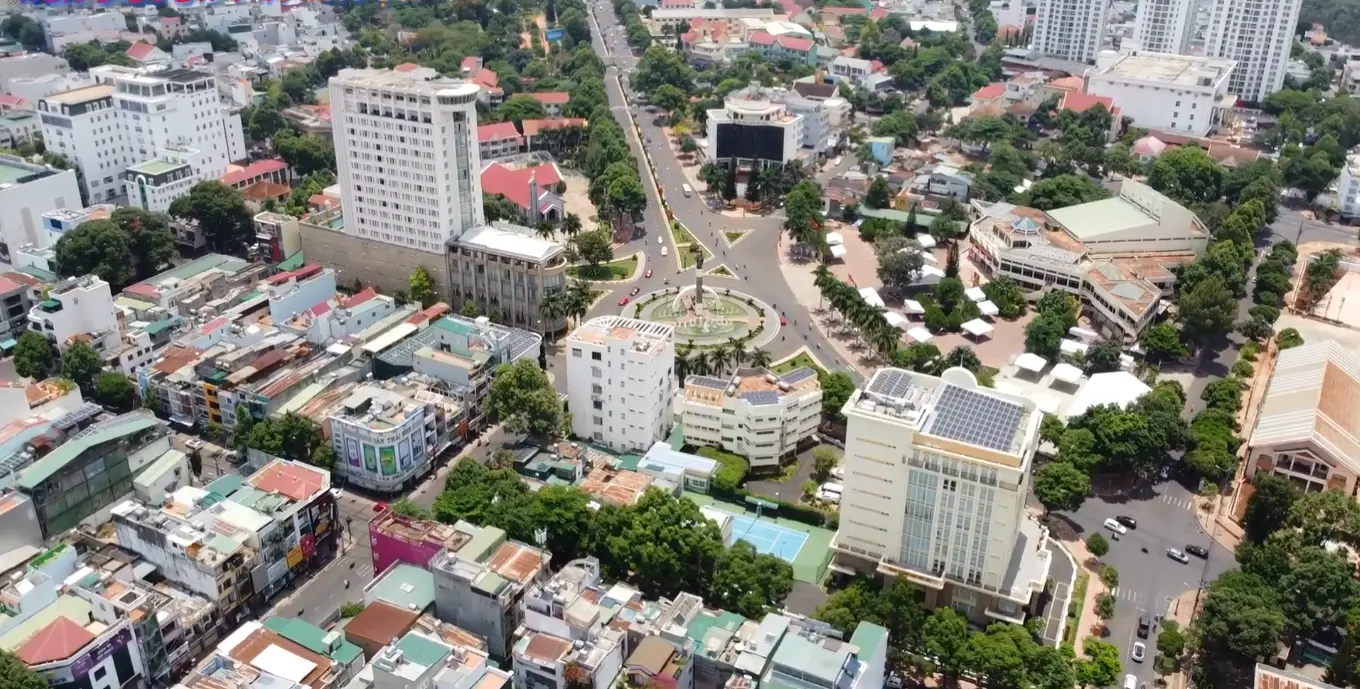 City view of Buôn Ma Thuột in Vietnam’s Central Highlands