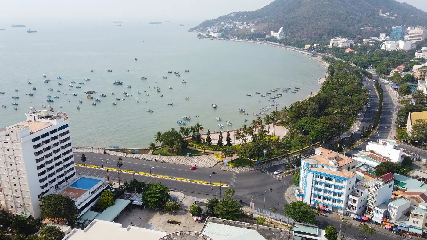Coastal cityscape of Vũng Tàu, Vietnam