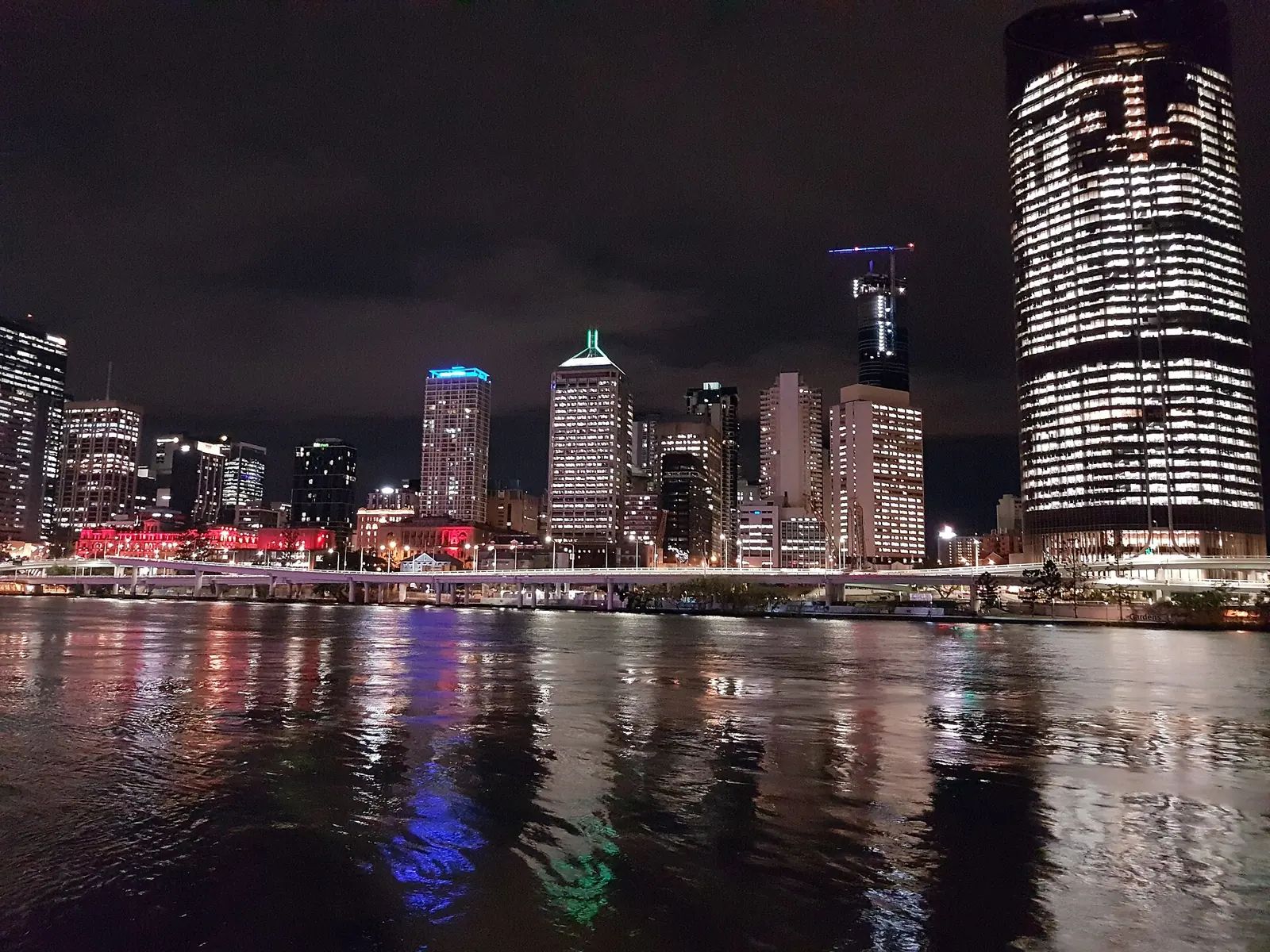 Brisbane skyline viewed from South Bank