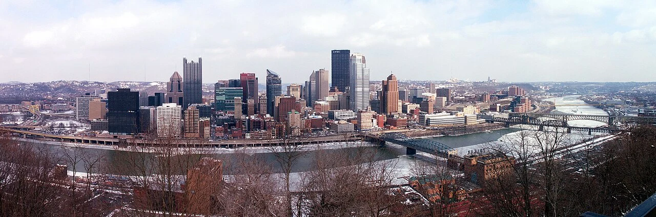 Pittsburgh skyline seen from Mount Washington